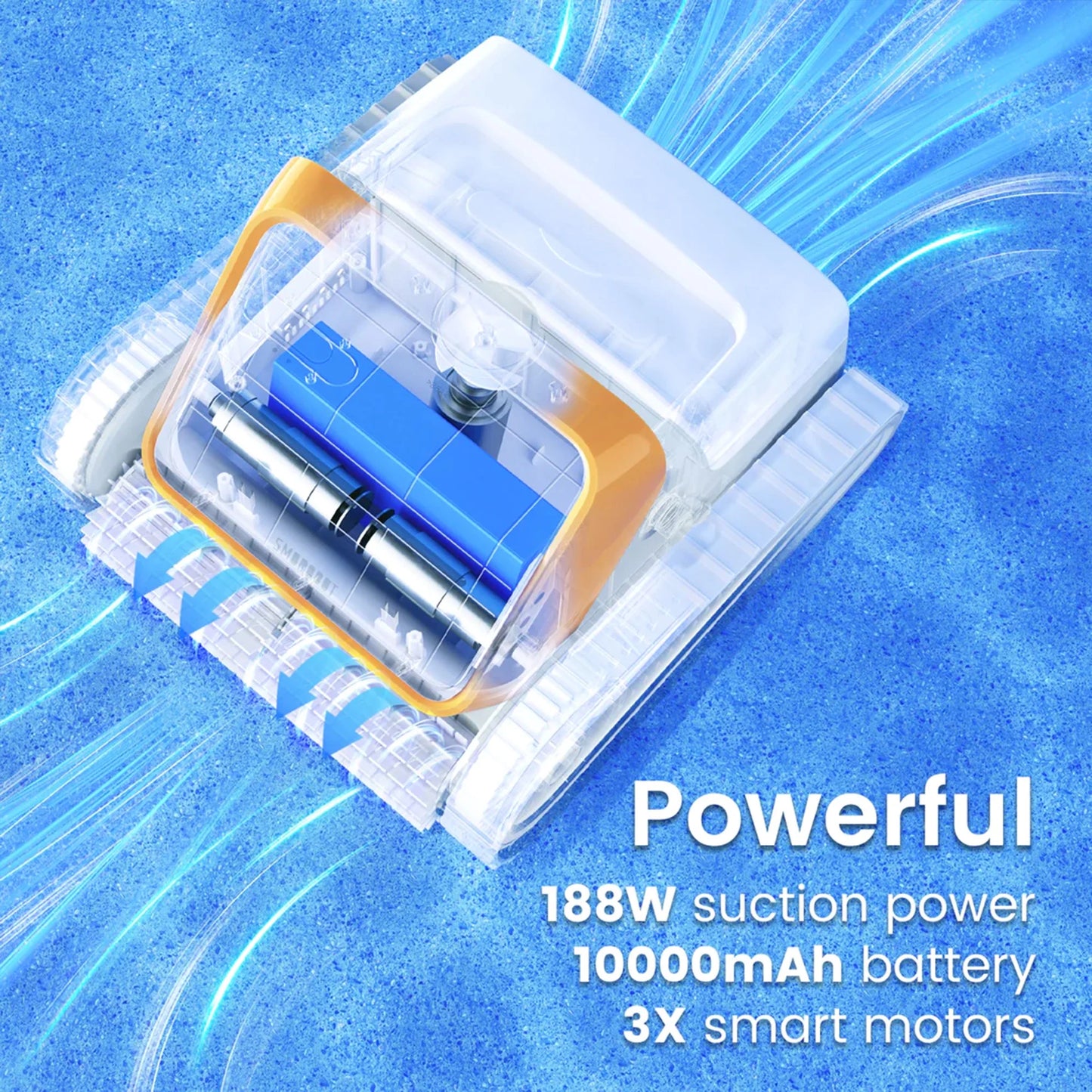 Pool Cleaning Robot (Rechargeable and comes with Charger)